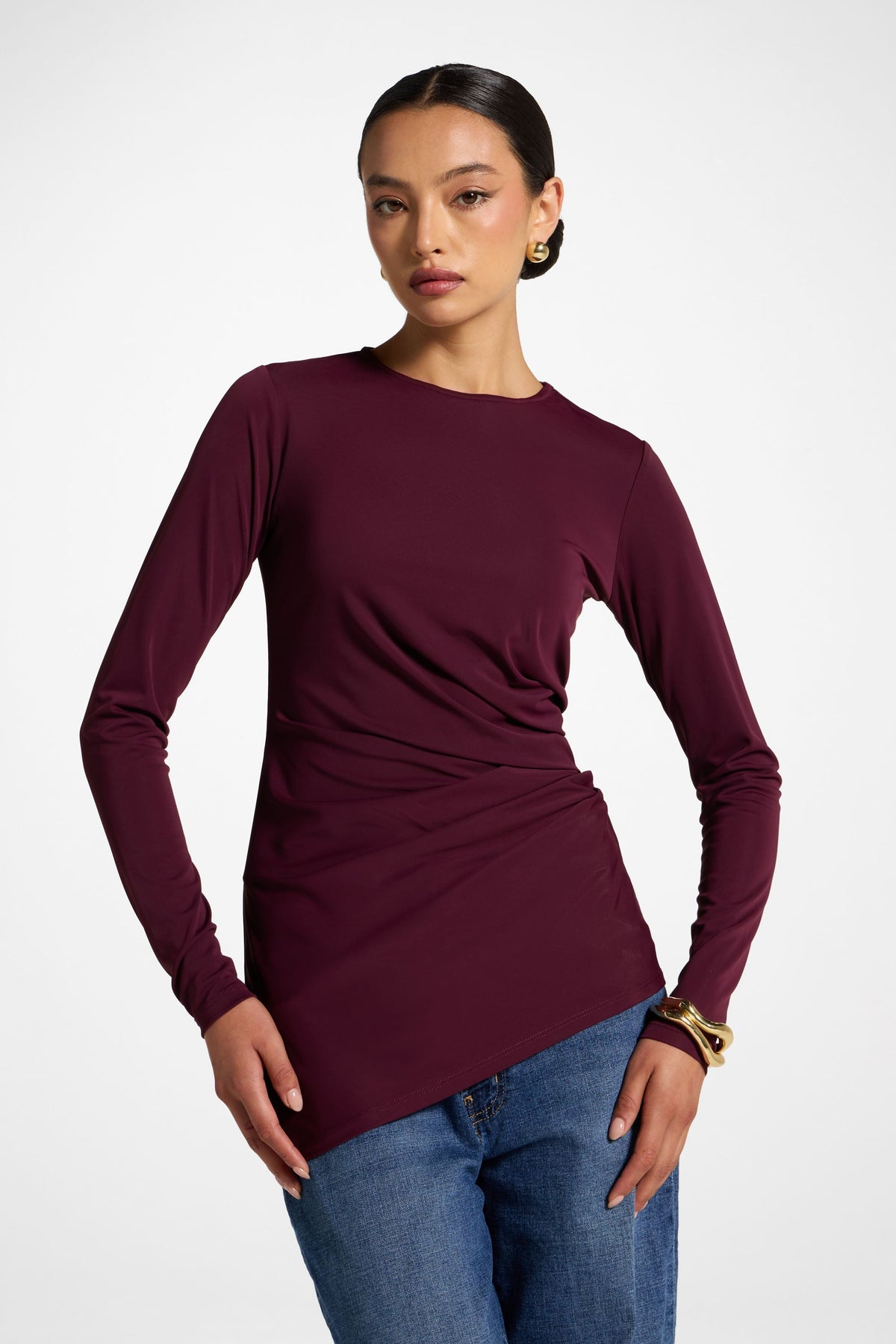 Asymmetric Top & Cape Set - Fig