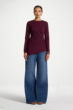 Asymmetric Top & Cape Set - Fig