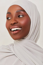 Essential Chiffon Hijab - Cloud Grey