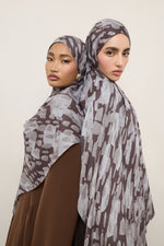 Printed Modal Hijab - Cloudburst