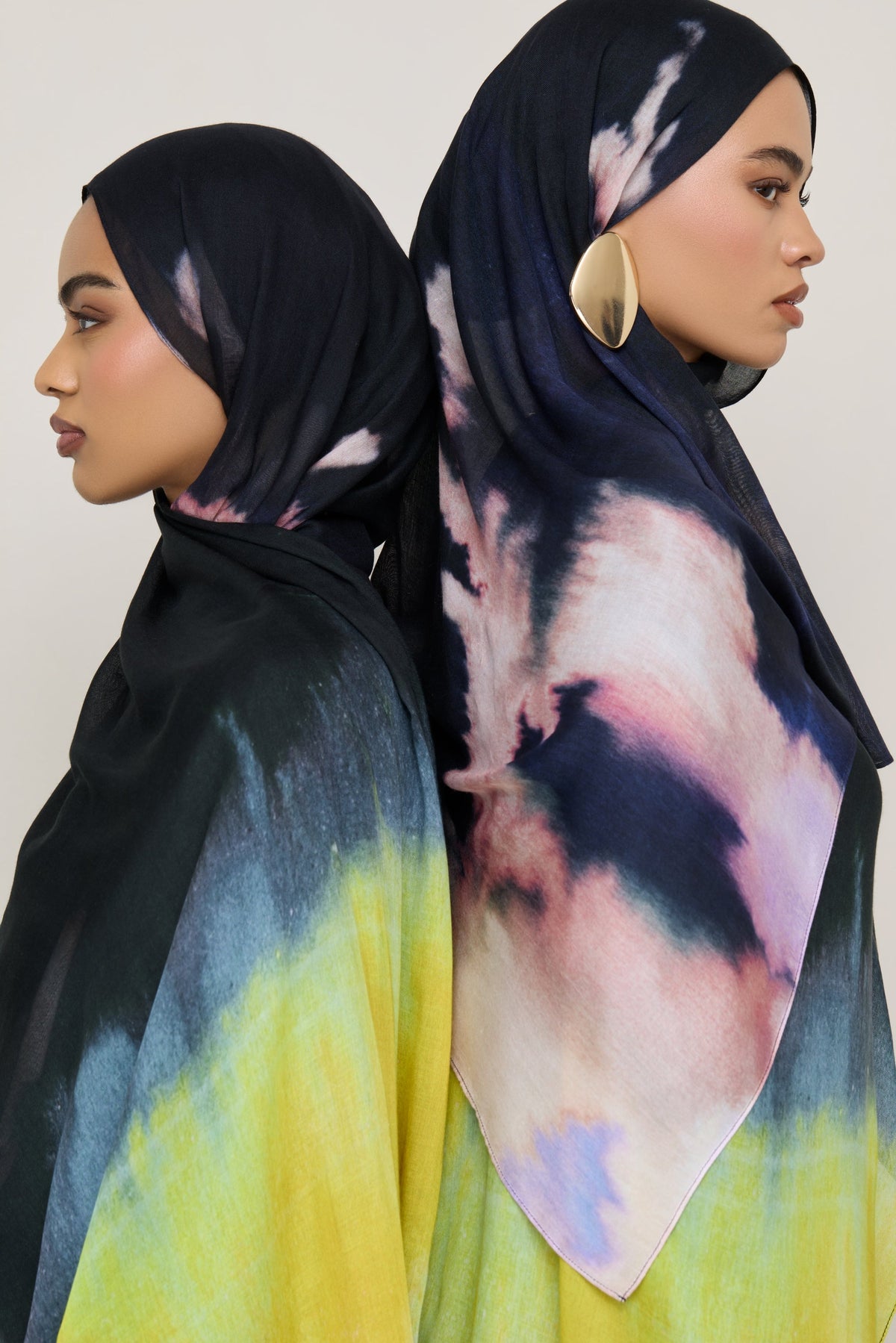 Printed Modal Hijab - Lightburst