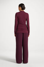 Rouched Top - Fig