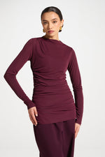 Rouched Top - Fig