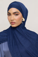 Stretch Stripe Hijab - Twilight