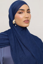 Stretch Stripe Hijab - Twilight