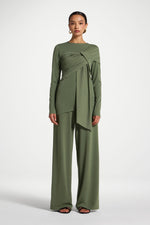 Tencel Wrap Top - Basil