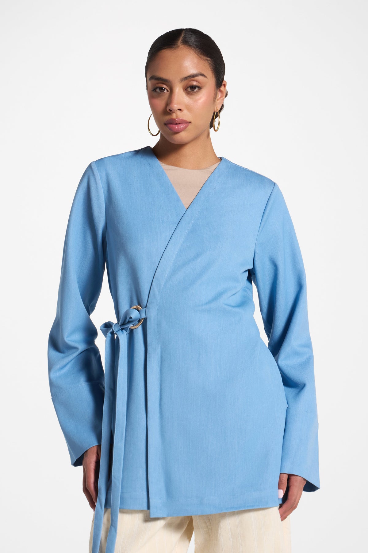 Wrap Top - Denim