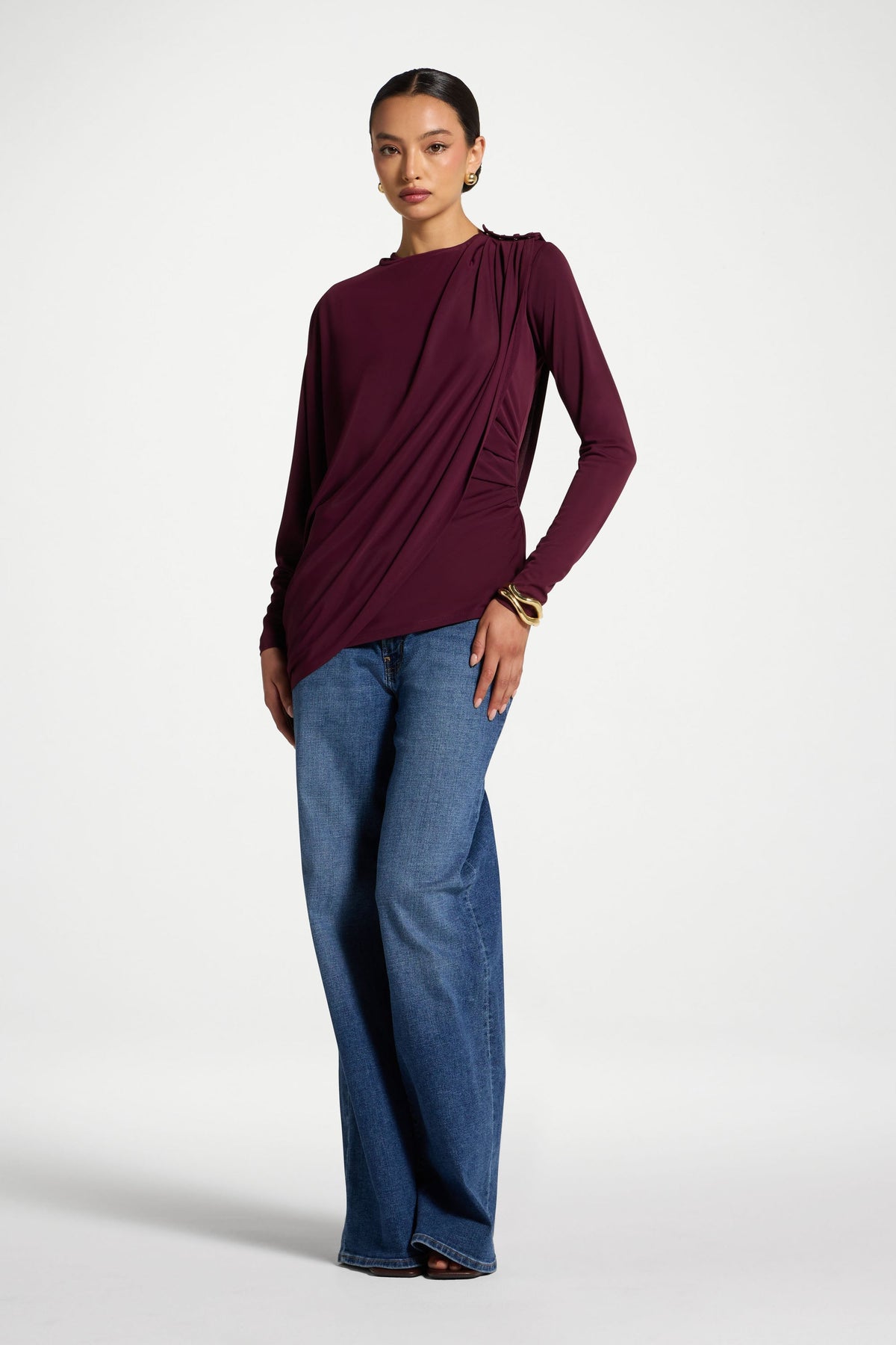 Asymmetric Top & Cape Set - Fig