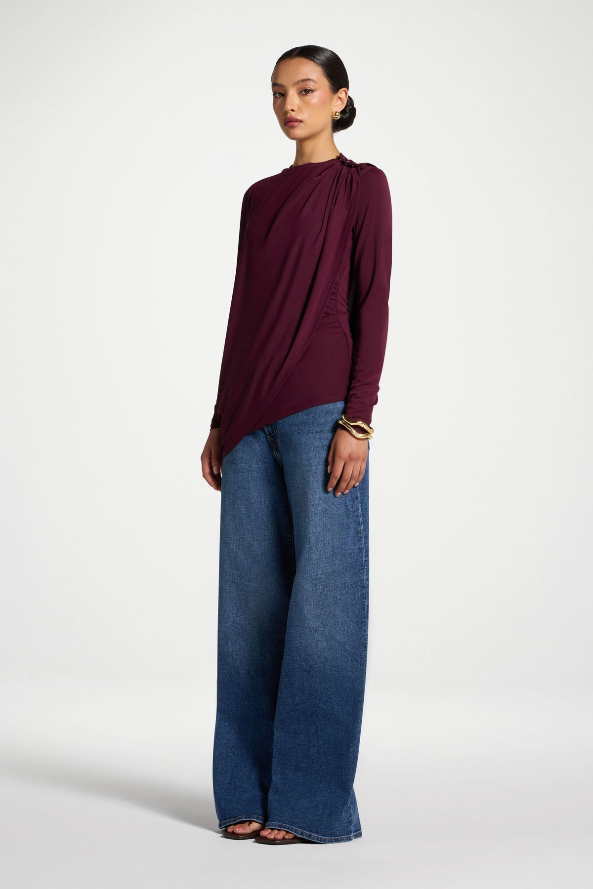 Asymmetric Top & Cape Set - Fig