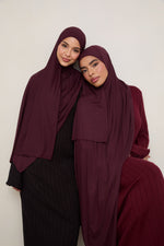 Bamboo Jersey Hijab - Fudge