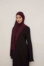 Bamboo Jersey Hijab - Fudge
