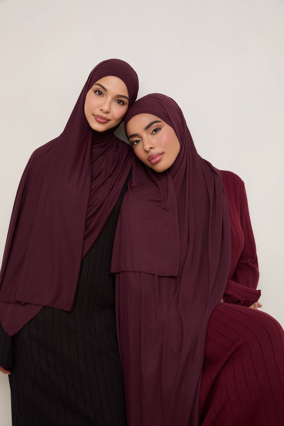 Bamboo Jersey Hijab - Fudge