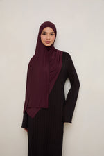 Bamboo Jersey Hijab - Fudge