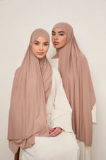 Bamboo Jersey Hijab - Ginger Snap