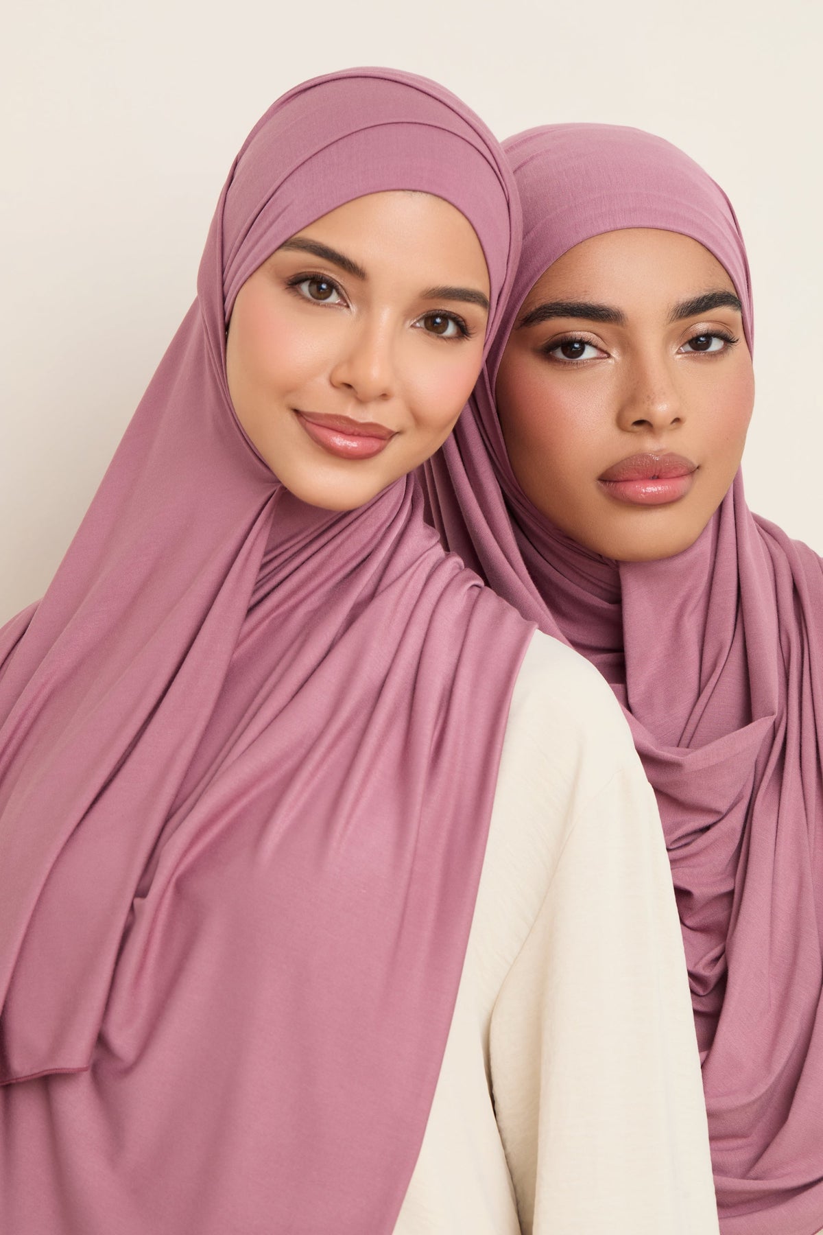 Bamboo Jersey Hijab - Wistful Mauve