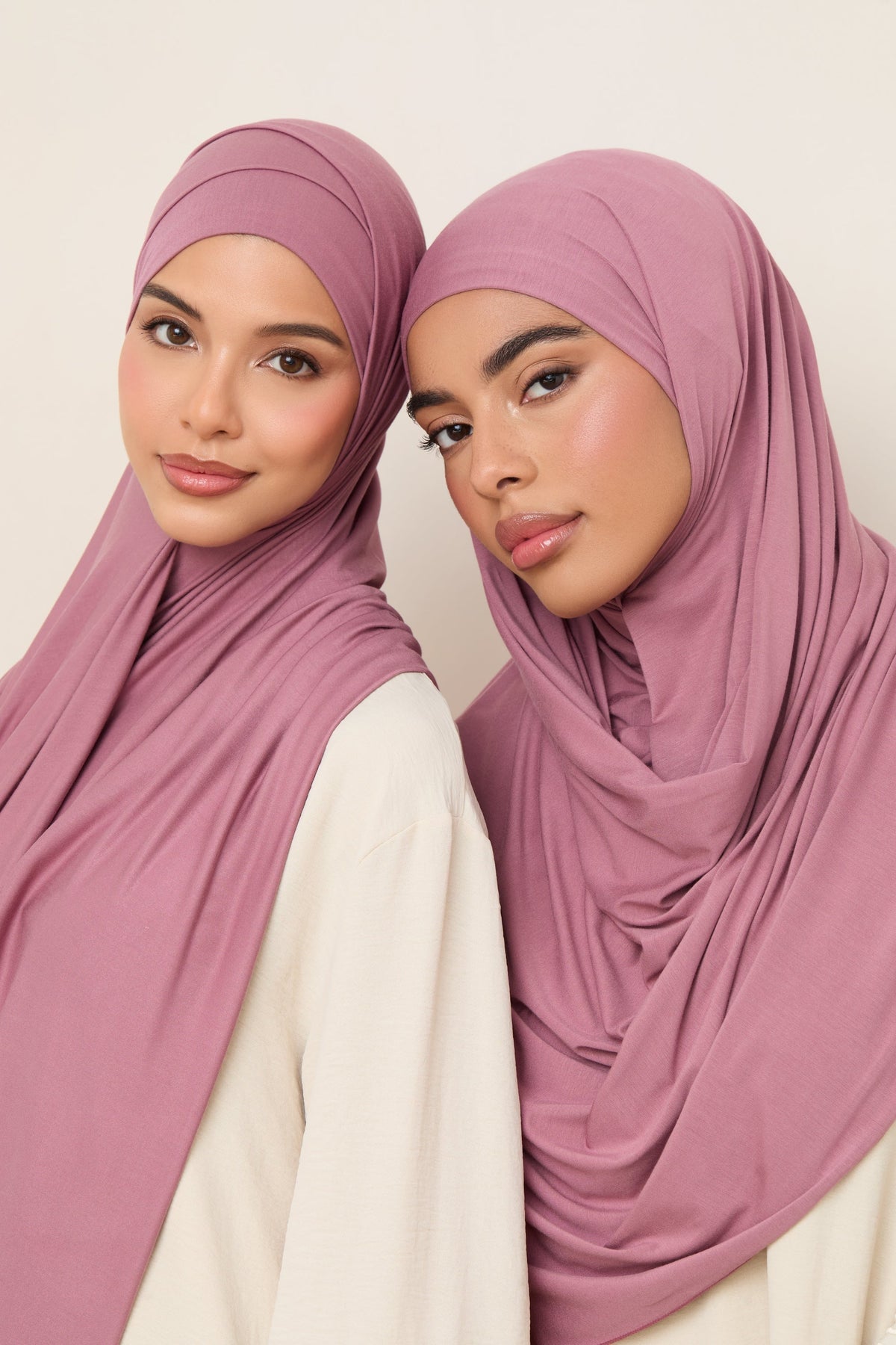 Bamboo Jersey Hijab - Wistful Mauve