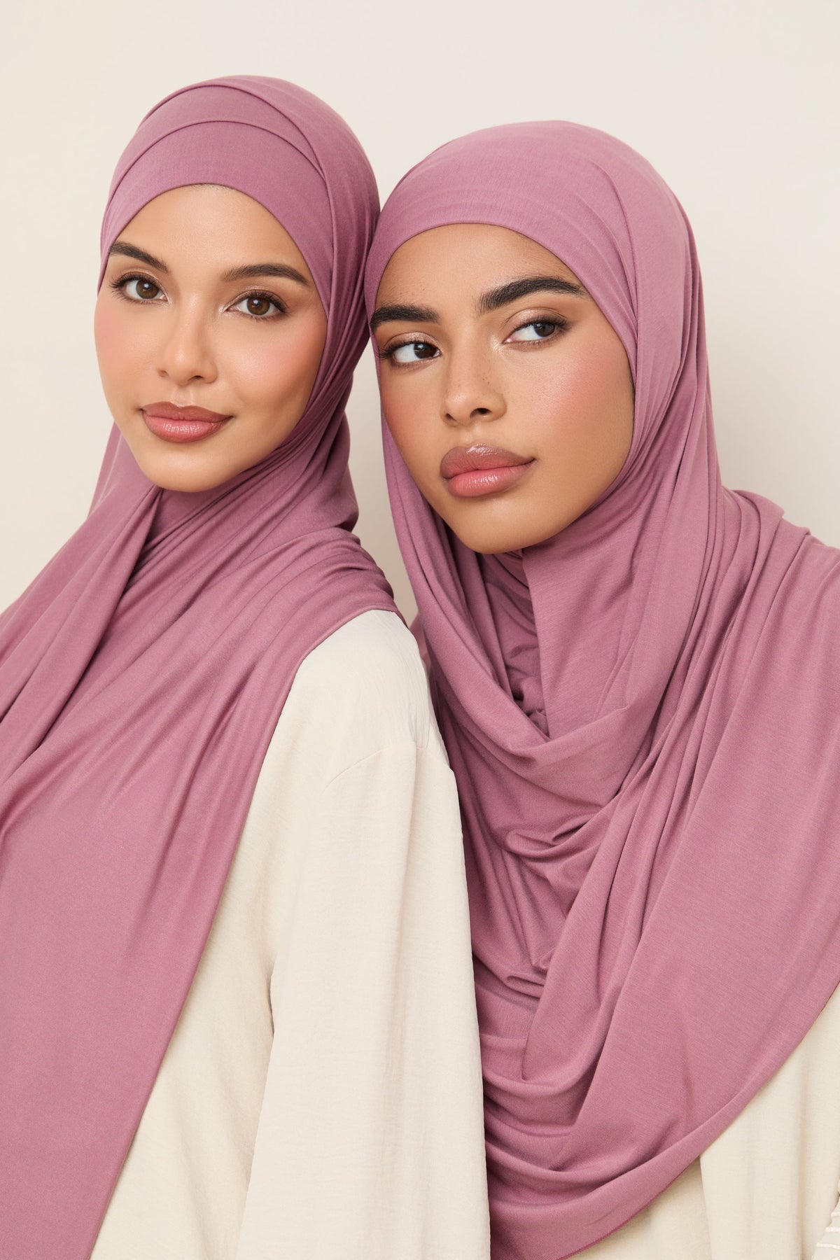 Bamboo Jersey Hijab - Wistful Mauve
