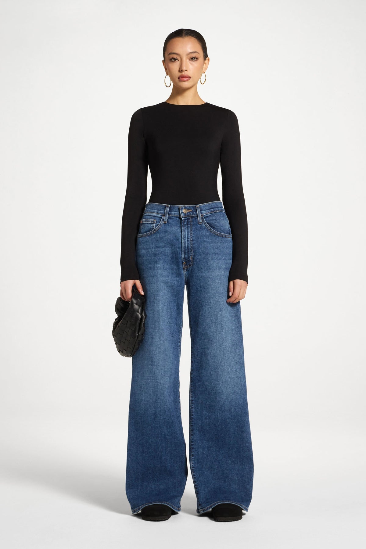 Bamboo Long Sleeve Bodysuit - Black
