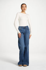 Bamboo Long Sleeve Bodysuit - Ivory