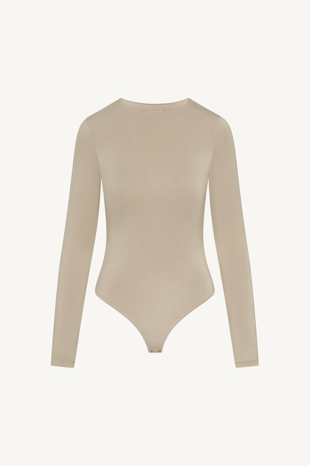 Bamboo Long Sleeve Bodysuit - Taupe