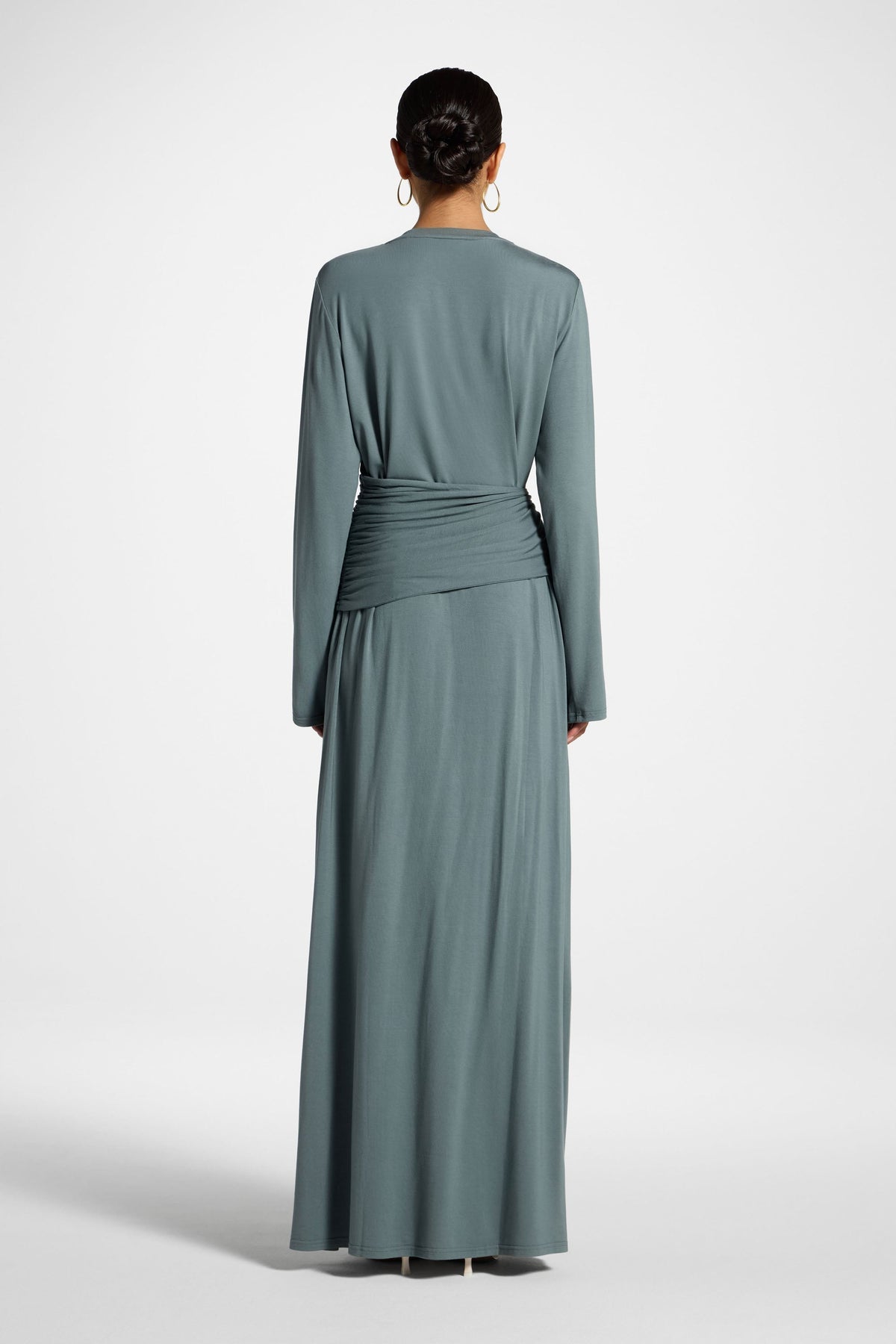 Bamboo Ring Maxi Dress - Balsam Green