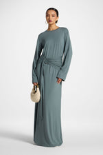 Bamboo Ring Maxi Dress - Balsam Green