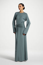 Bamboo Ring Maxi Dress - Balsam Green