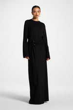 Bamboo Ring Maxi Dress - Black