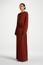Bamboo Ring Maxi Dress - Clay