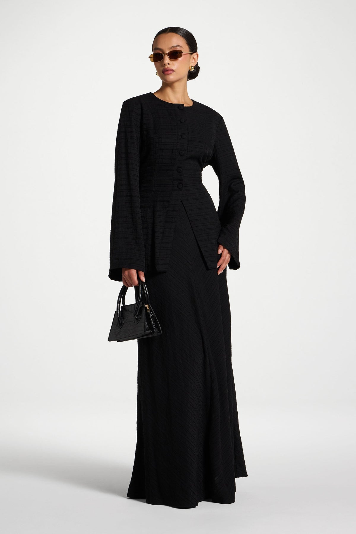 Bias Skirt - Black