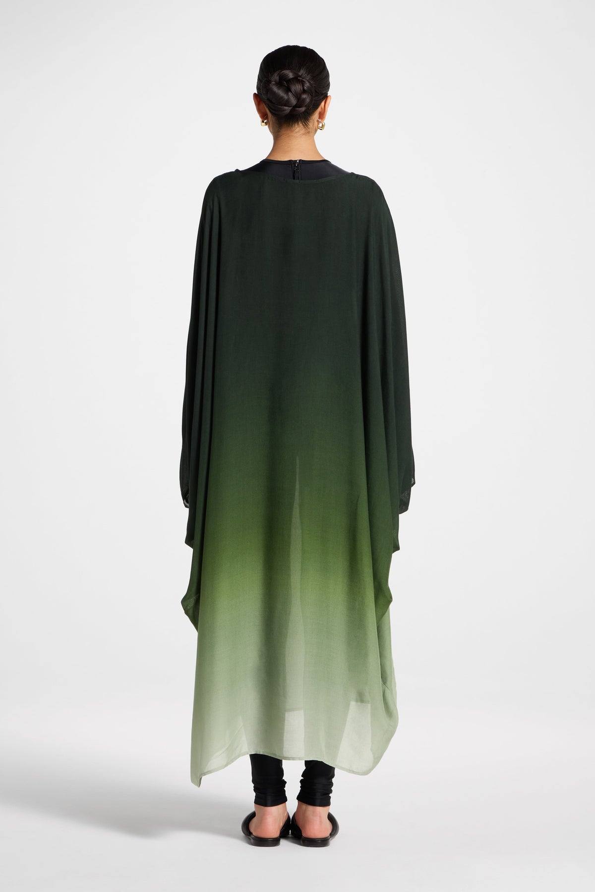 Butterfly Inner Tie Swim Cover Dress - Marine Ombre