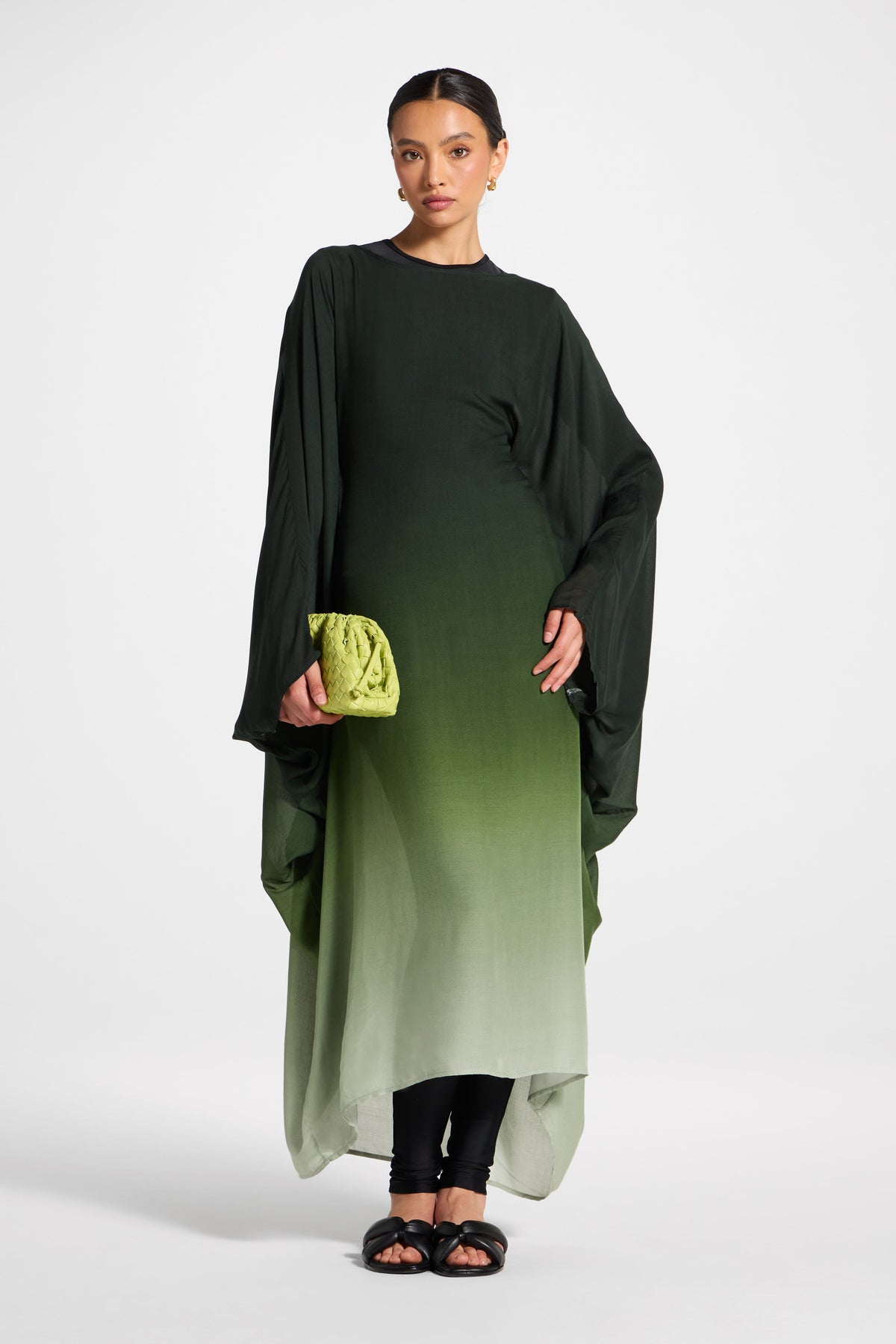 Butterfly Inner Tie Swim Cover Dress - Marine Ombre