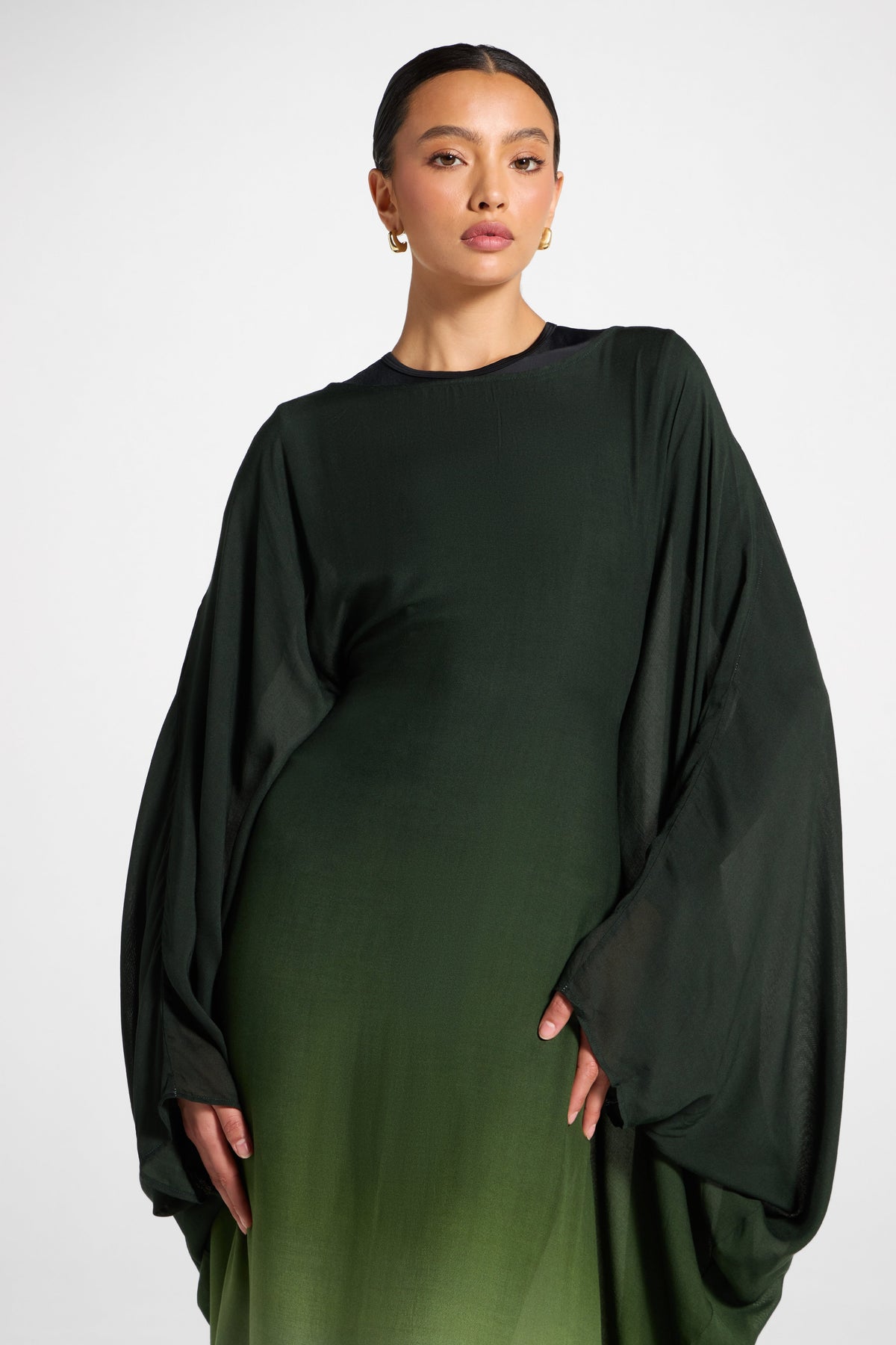Butterfly Inner Tie Swim Cover Dress - Marine Ombre