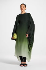 Butterfly Inner Tie Swim Cover Dress - Marine Ombre