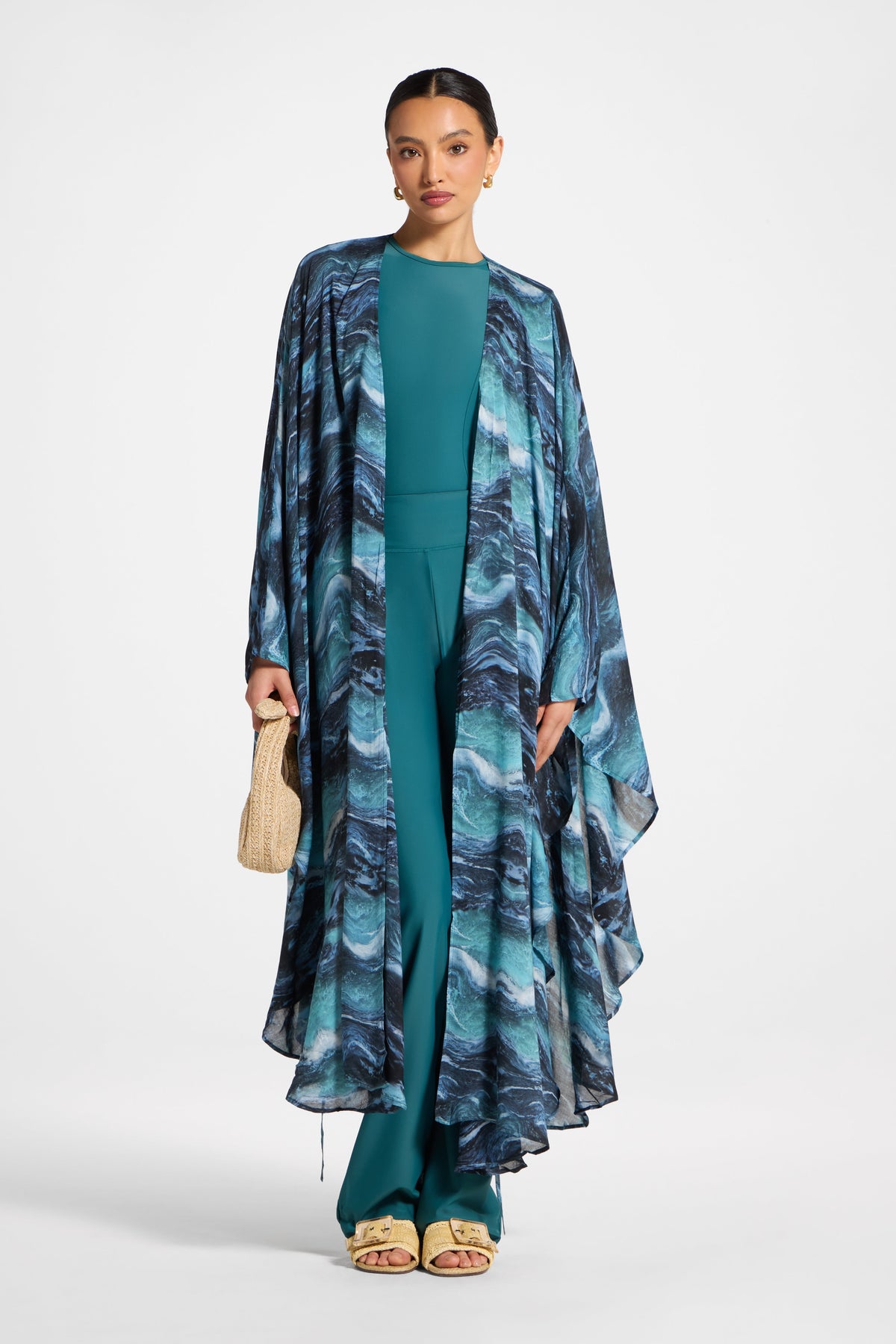 Cardigan Cover Up - Ocean Ripple