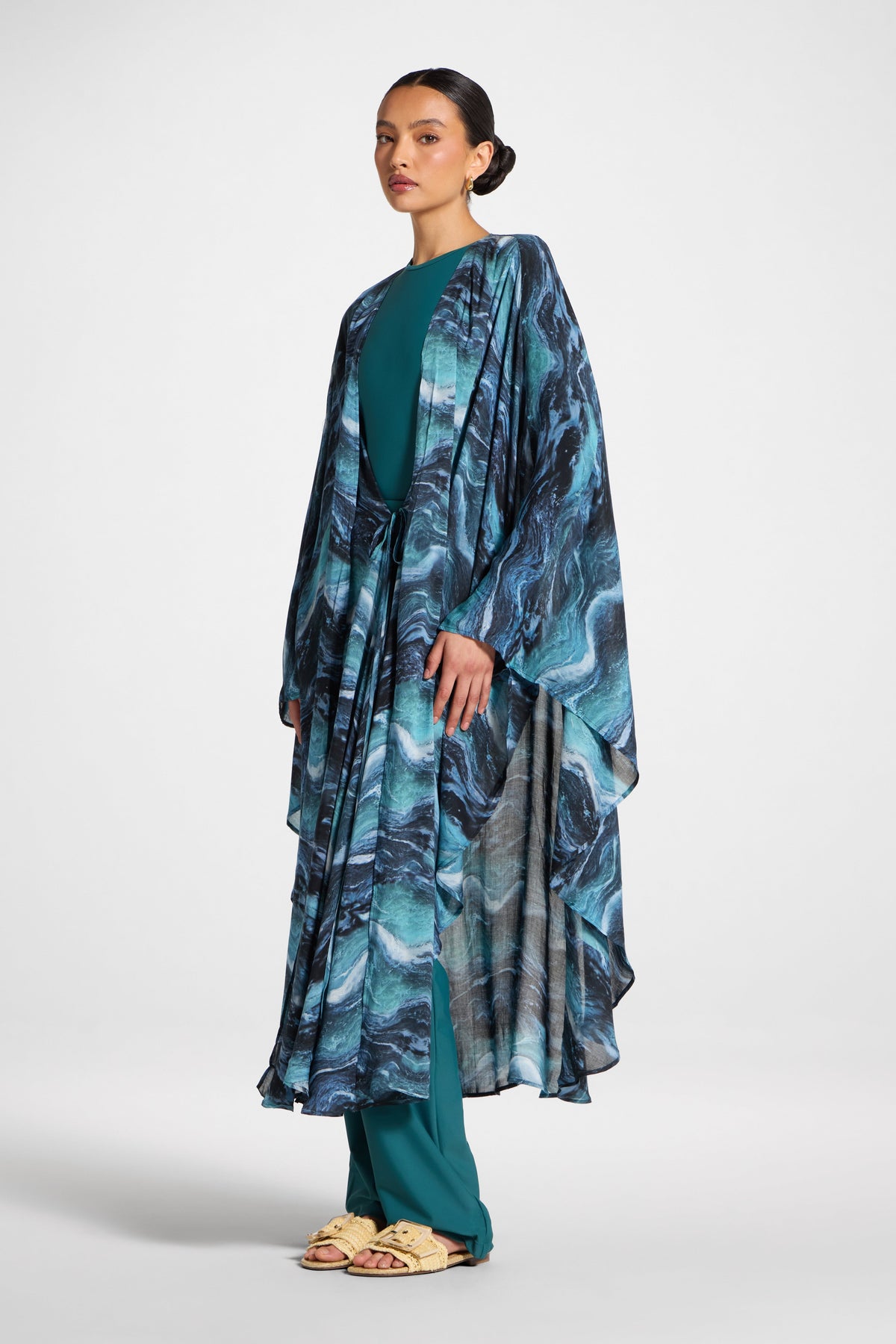 Cardigan Cover Up - Ocean Ripple
