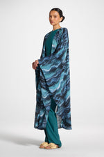 Cardigan Cover Up - Ocean Ripple