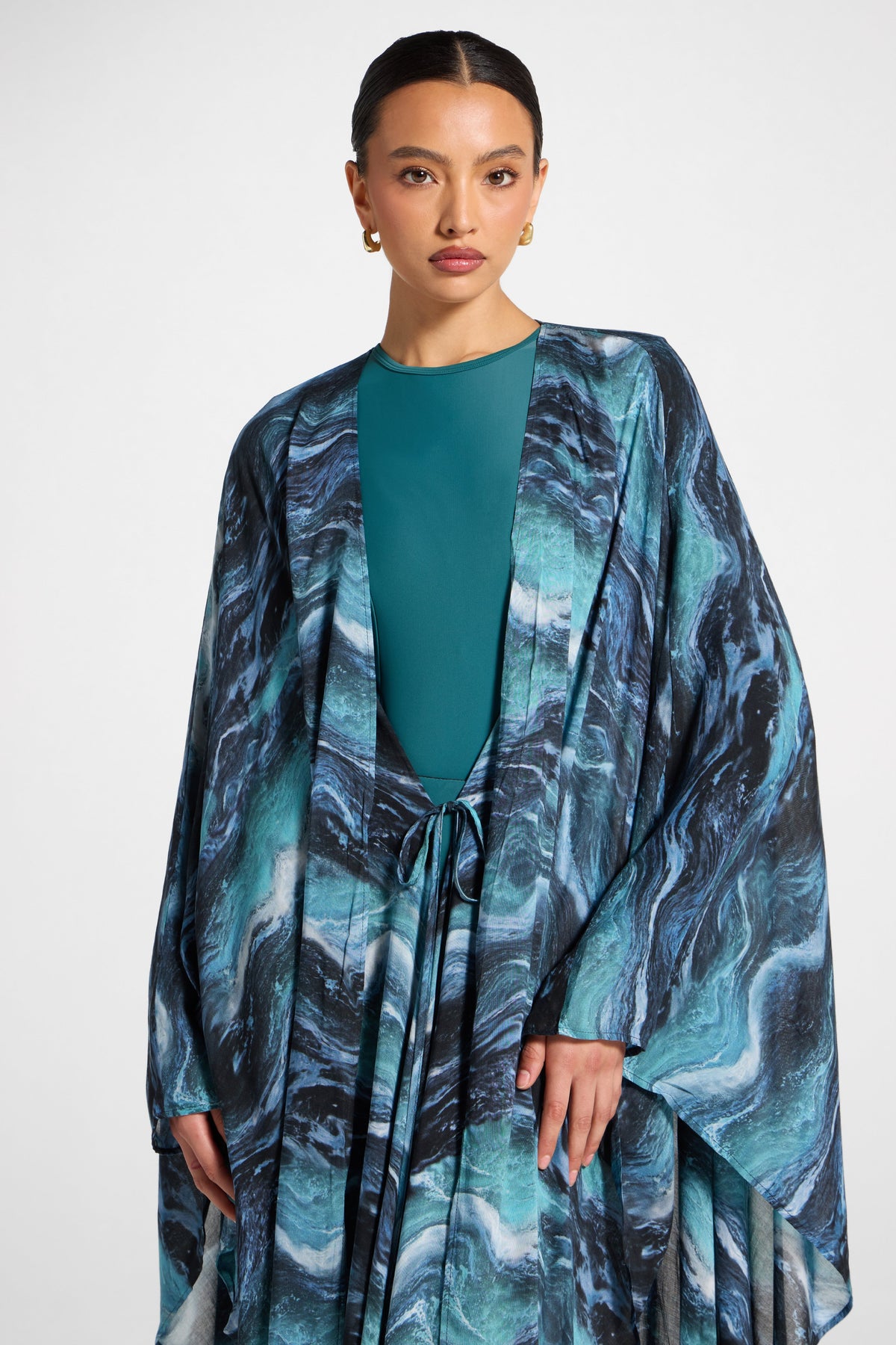 Cardigan Cover Up - Ocean Ripple