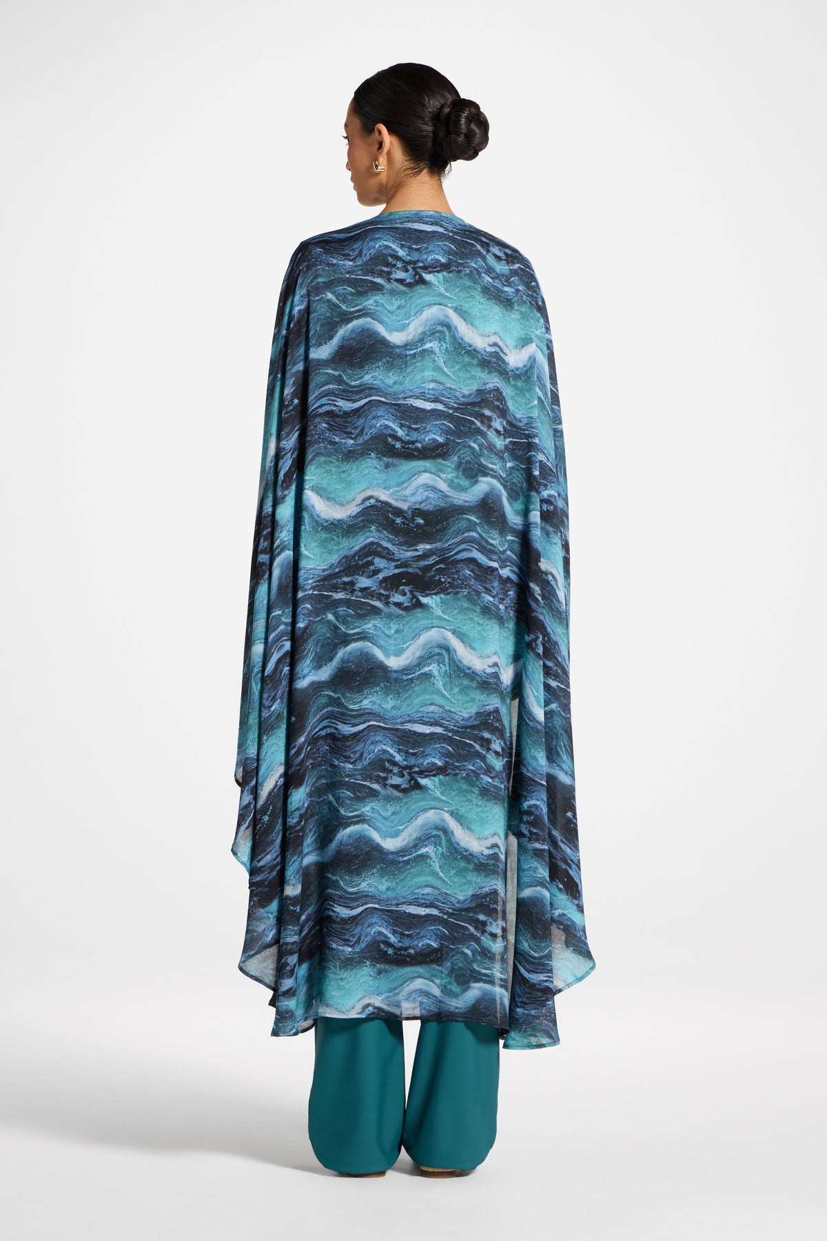 Cardigan Cover Up - Ocean Ripple