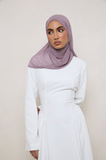 Chiffon Crinkle Hijab - Deep Taupe