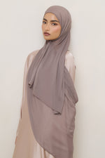 Chiffon Crinkle Hijab - Taupe