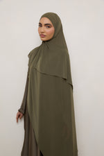 Chiffon Jersey Hijab - Olive