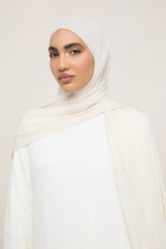 Chiffon Jersey Hijab - Vanilla