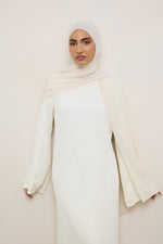 Chiffon Jersey Hijab - Vanilla