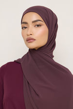 Chiffon LITE Hijab - Fudge