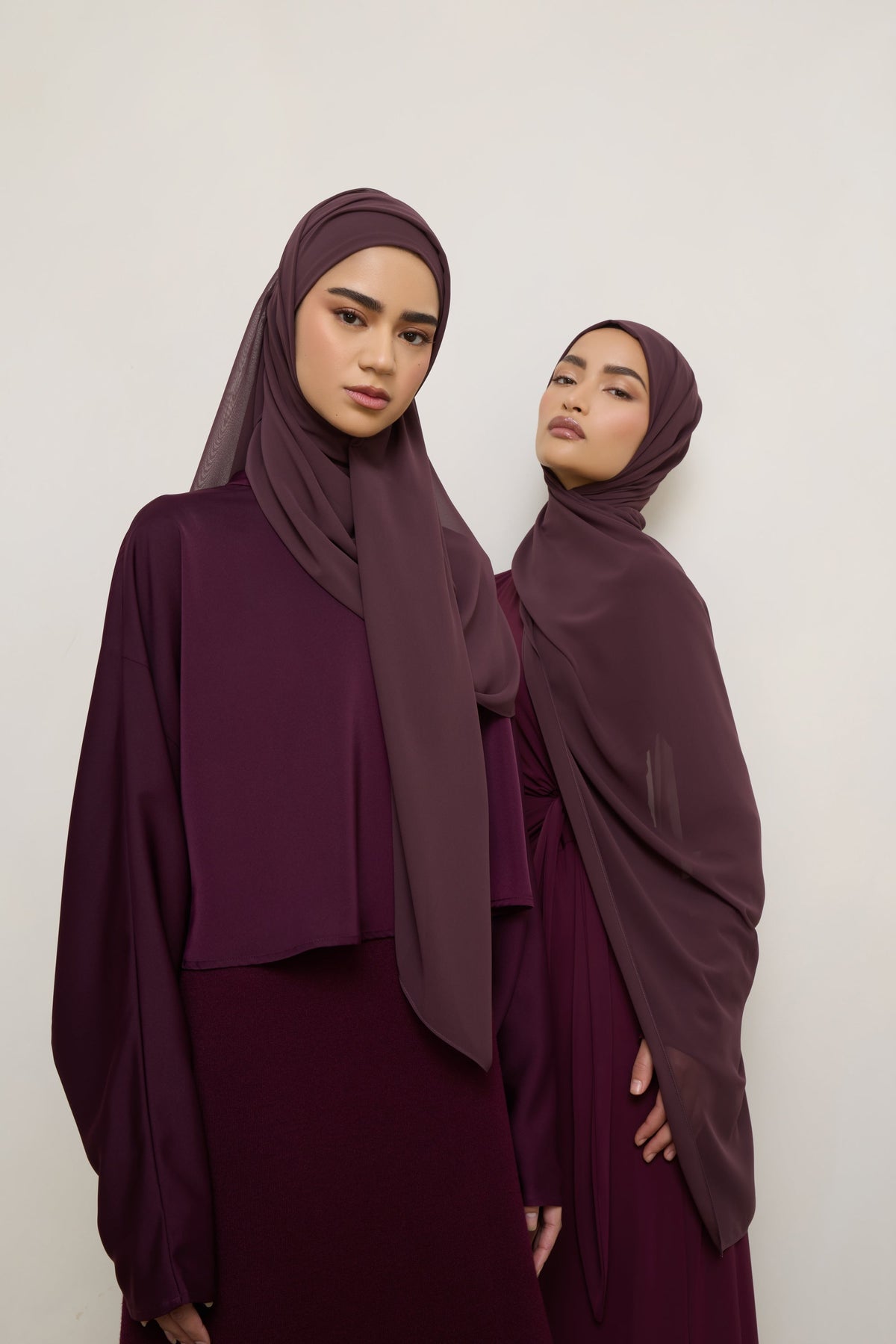 Chiffon LITE Hijab - Fudge