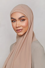 Chiffon LITE Hijab - Mahogany Rose