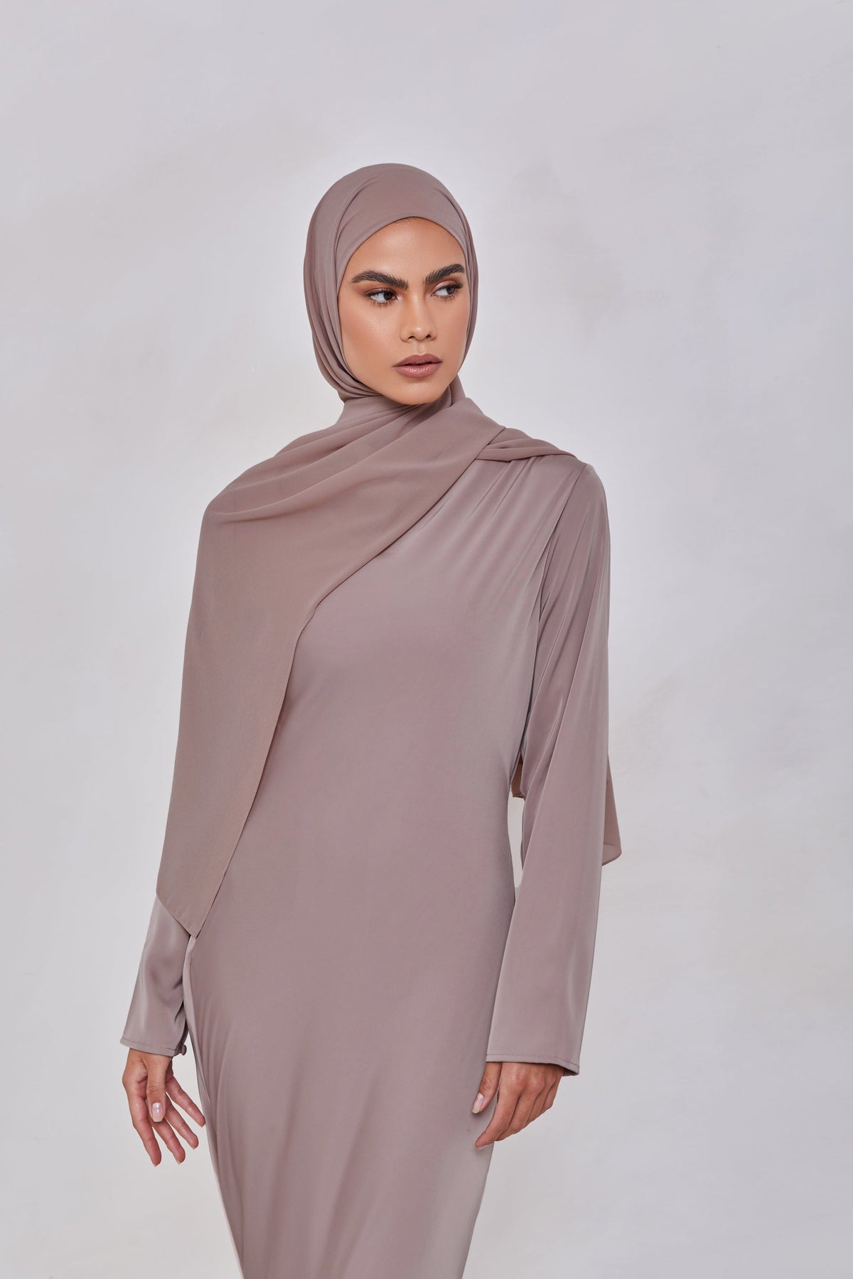 Chiffon LITE Hijab - Mink