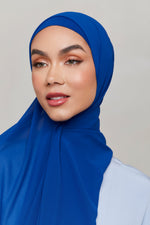 Chiffon LITE Hijab - Sodalite Blue