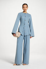 Cinch Denim Jacket Top - Light Wash